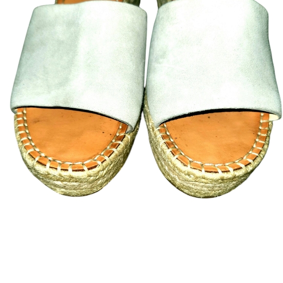 Dolce Vita Tan Wedges with Ankle Strap - Picture 4 of 15